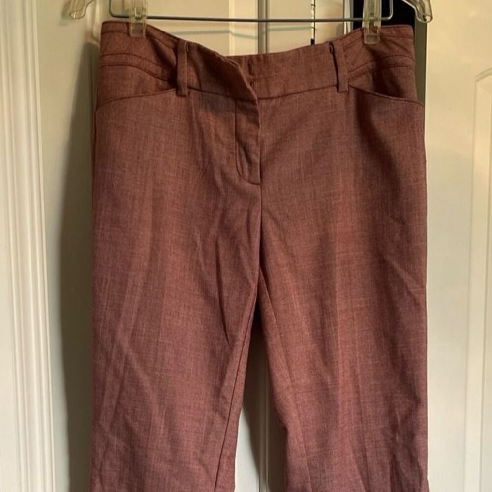NY & Co 7th Avenue - Barely Bootcut Pants Sz 4  - Red and White
